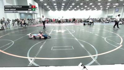 56 lbs Rr Rnd 1 - Dominic Paparello, CTWHALE Narwhal - EL vs Knox Group, All American Wrestling Club Red - EL