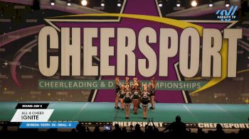 All 4 Cheer - Ignite [2025 L1 Youth - D2 - Small - D Day 3] 2025 CHEERSPORT National All Star Cheerleading Championship