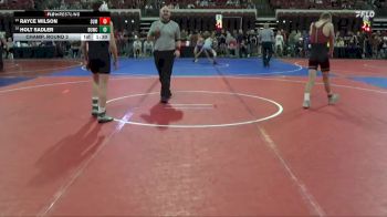 123 lbs Champ. Round 2 - Rayce Wilson, South Fremont vs Holt Sadler, Team Champs