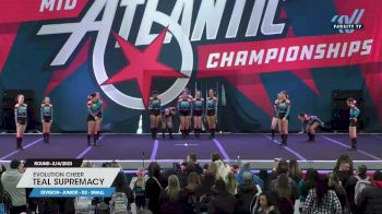Evolution Cheer - Teal Supremacy [2023 L1 Junior - D2 - Small 3/4/2023] 2023 Mid-Atlantic Championship Grand Nationals