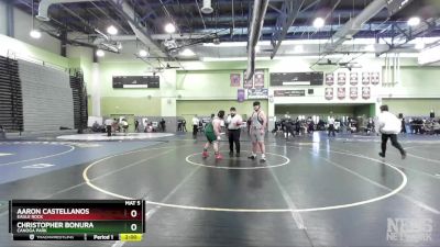 285 lbs Quarterfinal - Aaron Castellanos, EAGLE ROCK vs Christopher Bonura, CANOGA PARK