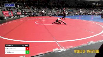 40 lbs Round Of 16 - Harley Howell, Henryetta Knights Wrestling Club vs Isaiah Wicks, Englewood Live Wire