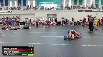 72 lbs Round 5 (6 Team) - Jacob Arehart, Georgia United vs Zachary Baginski, Florida Scorpions