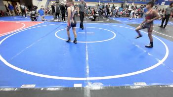 90 lbs Semifinal - Benjamin Fisher, HURRICANE WRESTLING ACADEMY vs Kruse Sparks, Tonkawa Takedown Club