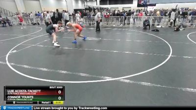 132 lbs Cons. Round 5 - Connor Younts, Clinton Wrestling Club vs Luie Acosta-Tackett, Elite Force Wrestling Club