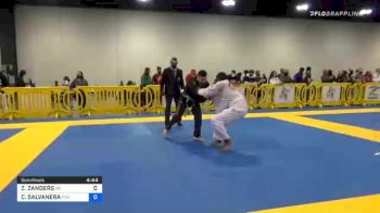 ZECHARIAH ZANDERS vs CHRISTIAN SALVANERA 2020 Atlanta International Open IBJJF Jiu-Jitsu Championship