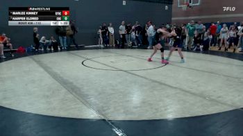 112 lbs Round 1 - Harper Eldred, Grizzly Wrestling Club vs Marlee Kinney, Ririe Youth Wrestling Club