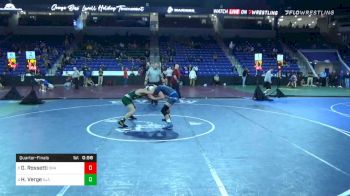 126 lbs Quarterfinal - Dante Rossetti, Dracut vs Hunter Verge, St. Johnsbury