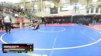 165 lbs Quarterfinal - Maximus Houston, BOOKER T WASHINGTON vs Adrian Ratsphangthong, Van Buren