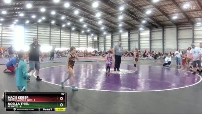 66 lbs Final - Aizley Kessler, Team Ohio Gray vs Ireland Parnell, PA West