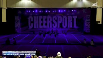 C4 Longhorns - Mini Monsters [2025 L1.1 Mini - PREP - D2 Day 1] 2025 CHEERSPORT Cartersville Classic