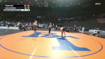 5A Boys 285 lbs Quarterfinal - Travis Ege, Crater Boys vs Zakk Hopkins, West Albany Boys