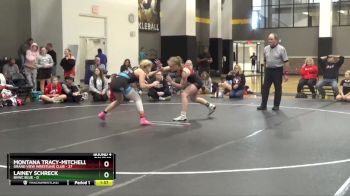 130 lbs Round 4 (16 Team) - Lainey Schreck, BVWC Blue vs Montana Tracy-Mitchell, Grand View Wrestling Club