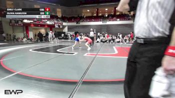 120 lbs Rr Rnd 3 - Emily Clark, Comanche High School Girls vs Olivia Hamilton, Berryhill High School