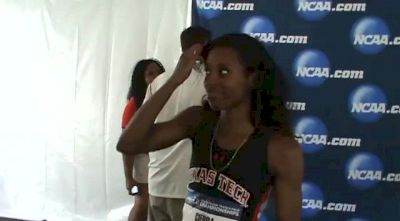 Cierra White confident after cruising to the 100m final, but has eyes set on 200m final at NCAA Track & Field Champs