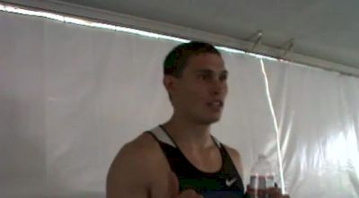 Curtis Beach going through his events of Day 1 at NCAA Outdoors 2013