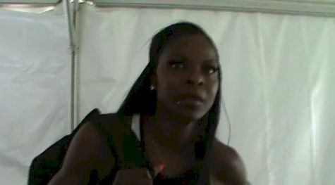 Regina George winded, but moves on smoothly to 400m at NCAA Track & Field Champs