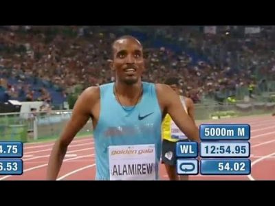 Alamirew upsets Gebrhiwet in 5000m in Rome