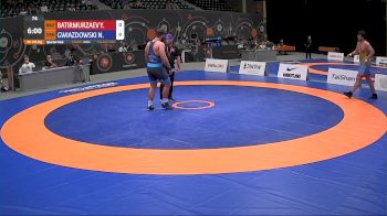 125 kg Quarterfinal - Yusup Batirmurzaev, KAZ vs Nick Gwiazdowski, USA