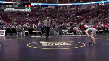 127 lbs First Round - Jackson Orrell, Red Lion vs Dom Canali, Trinity