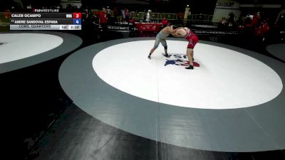 215 lbs Cons. Quarters - Caleb Ocampo, Wright Wrestling Academy vs Andre Sandoval Espana