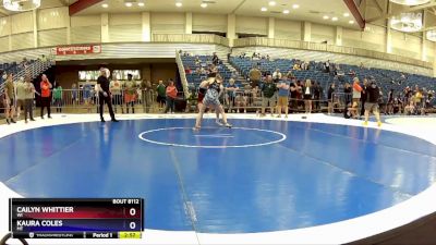 115-120 lbs Round 2 - Cailyn Whittier, WI vs Kaura Coles, MT