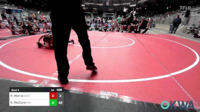 76 lbs Rr Rnd 2 - Riley Morris, Broken Arrow Wrestling Club vs Riley McClure, Raw