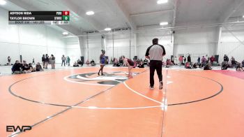 140 lbs Rr Rnd 3 - Adyson Nida, Perry Girls Wrestling Club vs Taylor Brown, Stillwater Lady Pioneers