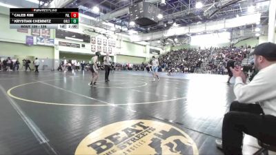 126 lbs Quarterfinal - Caleb Kim, Palisades vs Krystian Chemnitz, GRANADA HILLS