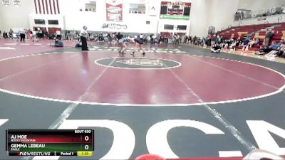 152 lbs Quarterfinal - Gemma Lebeau, Eagle vs AJ Moe, Rocky Mountain