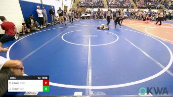 43 lbs Quarterfinal - Rhett Lewis, Dark Cloud Wrestling Club vs Jantzen Duran, Jay Wrestling Club