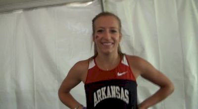 Stephanie Brown 6th place in first 1500 final at NCAA Outdoors 2013