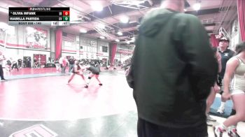 140 lbs Cons. Round 4 - Olivia Infank, Eleanor Roosevelt vs Isabella Partida, Citrus Valley