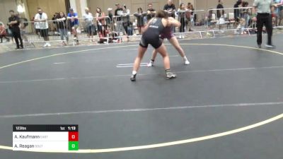 123 lbs Semifinal - Annabelle Kaufmann, East Valley WC vs Ava Reagan, South Kona WC