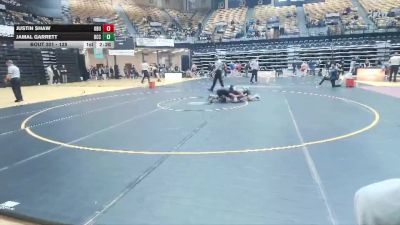 125 lbs Cons. Round 4 - Jamal Garrett, Barton CC vs Justin Shaw, Ouachita Baptist