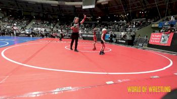 37 lbs Round Of 16 - Isaiah Meza, Savage House Wrestling Club vs Rush Wilson, Barnsdall Youth Wrestling