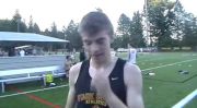 Andrew Landstrom first race back after having stress fracture at Portland Track Festival