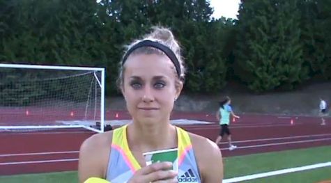 Brie Felnagle looking to better her 1500m time even further after 1500 at Portland Track Festival
