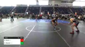 116 lbs Quarterfinal - Christian Davis, Valiant vs Chase Manski, Mad Dawg