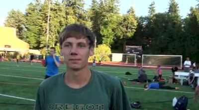 Jake Leingang cool as the other side of the pillow after solid mile victory at Portland Track Festival