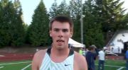 Joe Hardy finishing 2nd in HS Invite Mile and looks on to xc where he wants to run Footlocker