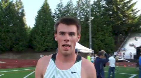 Joe Hardy finishing 2nd in HS Invite Mile and looks on to xc where he wants to run Footlocker
