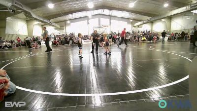 40 lbs Consi Of 8 #1 - Zeke Dunlop, Team Tulsa Wrestling Club vs Kohen Crowder, Checotah Matcats