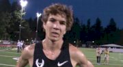 Luke Puskedra after just getting 2nd in 5k at Portland Track Festival
