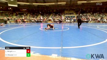 61 lbs Semifinal - Levi Wright, Weatherford Youth Wrestling vs Sawyer Shouse, Morrison Takedown Club