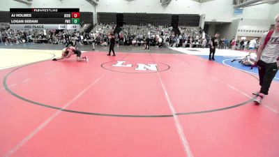 118-I2 lbs 3rd Place - Aj Holmes, All I See Is Gold Academy vs Logan Sedani, Prime Wrestling Club