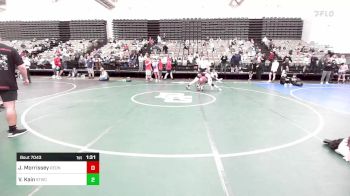 147-H lbs Quarterfinal - Justin Morrissey, RedNose Wrestling School vs Vincent Kain, Shore Thing WC