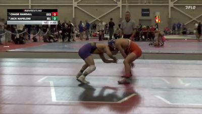 133 lbs Quarterfinal - Chase Randall, Coast Guard vs Jack Napeloni, Williams College