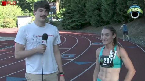 Anna Connor wins open 1500 at Portland Track Festival 2013