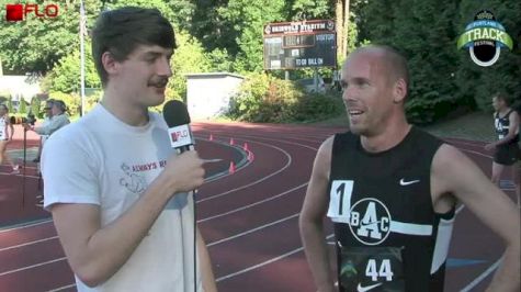 Arlan men's 3k masters winner at Portland Track Festival 2013